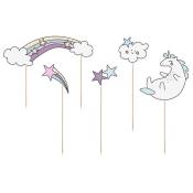 Cake toppers licorne x5