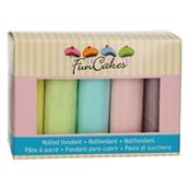 Multipack pâte à sucre pastel x5