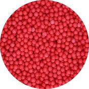 Perles coeur tendre rouges