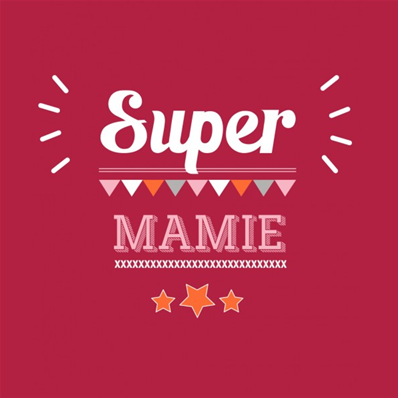 Tablier adulte Super Mamie