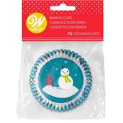 Caissettes bonhomme de neige x75