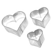 Emporte-pièces coeur x3