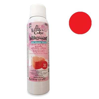 Spray effet velours rouge