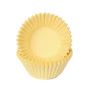 Mini caissettes jaune pastel x100