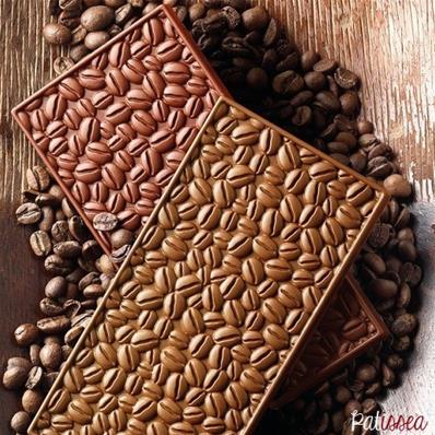 Moule à chocolat tablette café