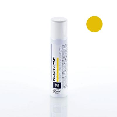 Spray effet velours jaune 250ml