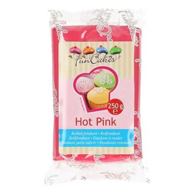 Pâte à sucre rose chaud 250g