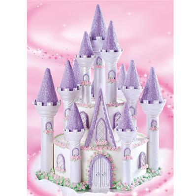 Kit déco pour gâteau Château de Princesse 3D