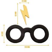 Emporte-pièces lunettes et éclair Harry Potter