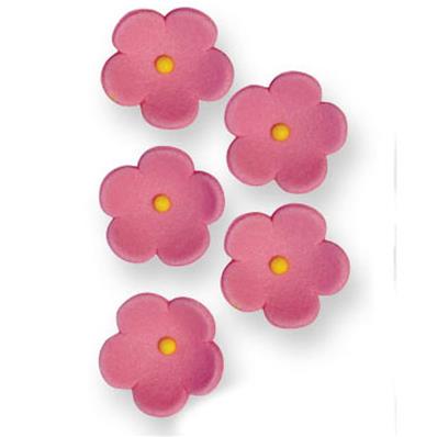 Fleurs en sucre roses x30