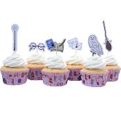 Kit  cupcakes et toppers Harry Potter x24