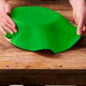 Pâte à sucre prête à poser verte