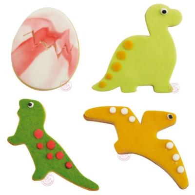 Emporte-pièces dinosaures x4