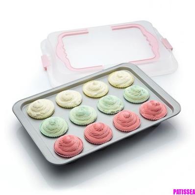 Plateau 2 en 1 : cuisson et transport de cupcakes