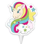 Bougie d'anniversaire licorne