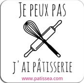 Magnet Je peux pas, j'ai pâtisserie