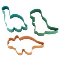 Emporte-pièces dinosaures x3