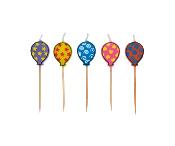 Bougies ballons x5