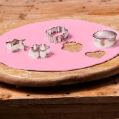 Pâte à sucre prête à poser rose