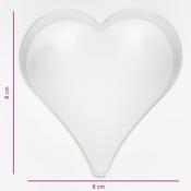 Emporte-pièce coeur 8 cm