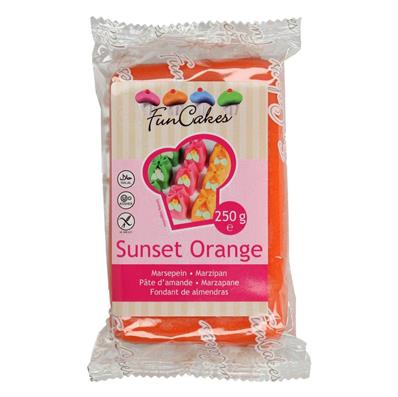 Pâte d'amandes orange