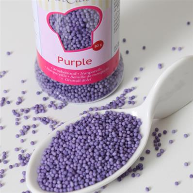 Billes en sucre violettes