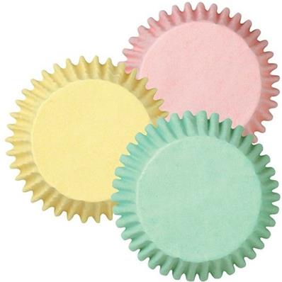 Caissettes pastel assorties x75