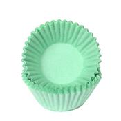 Mini caissettes vert menthe x100