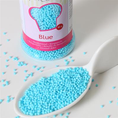 Billes en sucre bleues