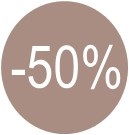 Soldes -50%