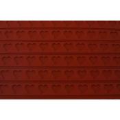 Tapis relief coeur en silicone