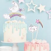 Cake toppers licorne x5