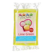 Pâte à sucre vert lime 250g