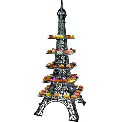 Présentoir Tour Eiffel noir 89 cm
