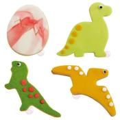 Emporte-pièces dinosaures x4