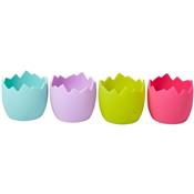 Coupelles dessert en silicone oeuf x4