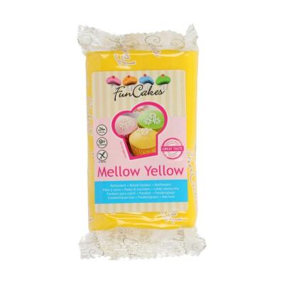Pâte à sucre jaune 250g